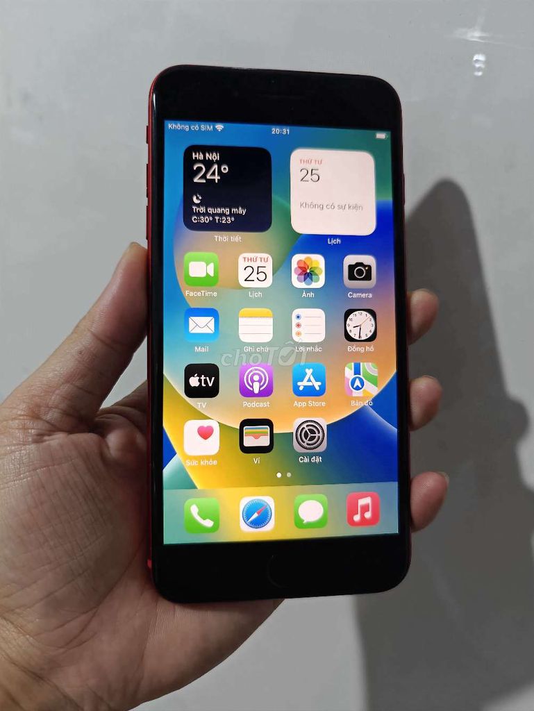 8 Plus 64GB Đỏ zin đẹp. Không dùng SIM vì đã ẩn tk. Mua bán Điện thoại tại Quận 12 Tp Hồ Chí Minh được đăng bởi Cầm Đồ Thanh Lý hình 1