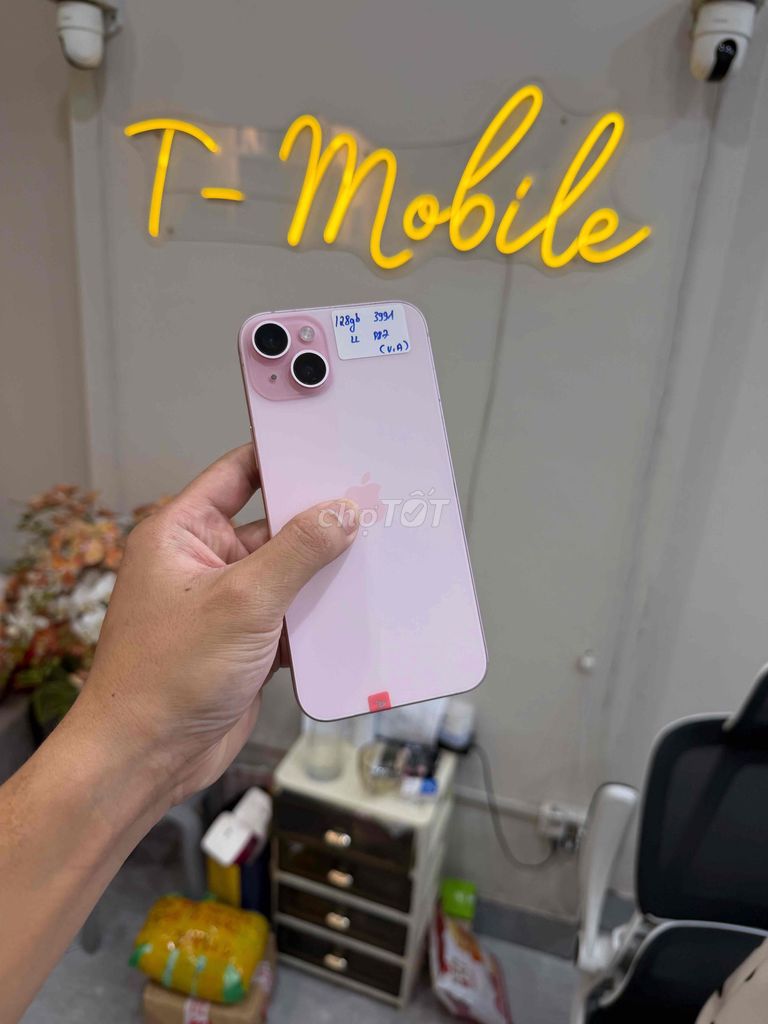 iPhone 15 Plus 128GB Hồng zin đẹp. Mua bán Điện thoại tại Quận Thanh Xuân Hà Nội được đăng bởi Ngô Tráng T Mobile hình 1