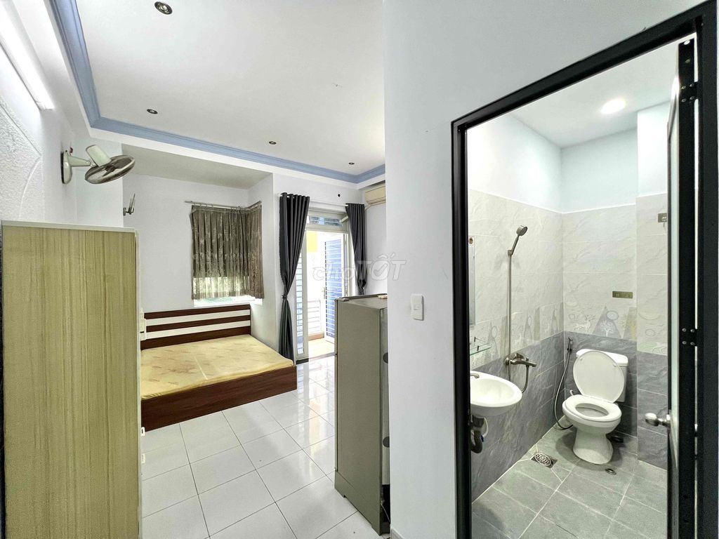 📣📣CĂN HỘ STUDIO - BAN CÔNG 📍FULL NỘI THẤT - TÂN PHÚ - SIÊU RỘNG