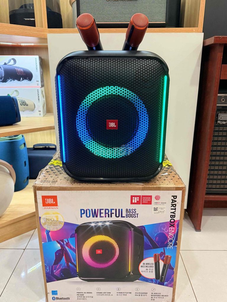Loa JBL Partybox Encore bản 2 mic đẹp fullbox HCM. Mua bán Tivi, Âm thanh tại Quận Tân Phú Tp Hồ Chí Minh được đăng bởi Nguyễn Đức Tâm hình 1