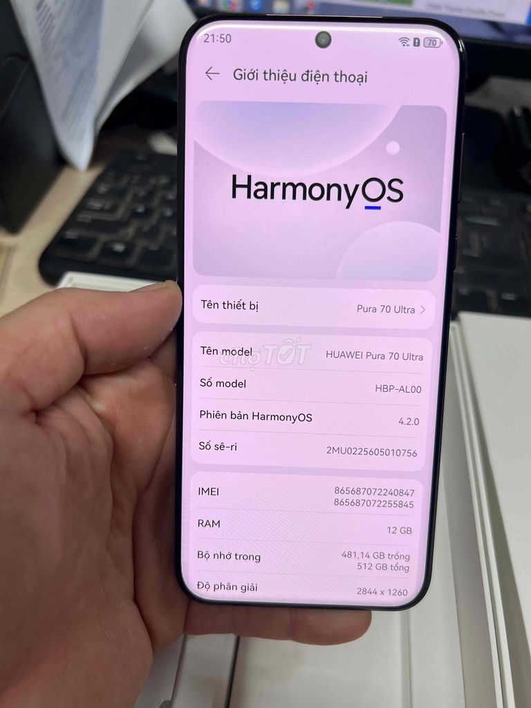 Huawei Pura 70 Ultra 512GB Nâu. Mua bán Điện thoại tại Quận Hai Bà Trưng Hà Nội được đăng bởi Quốc Bảo hình 1
