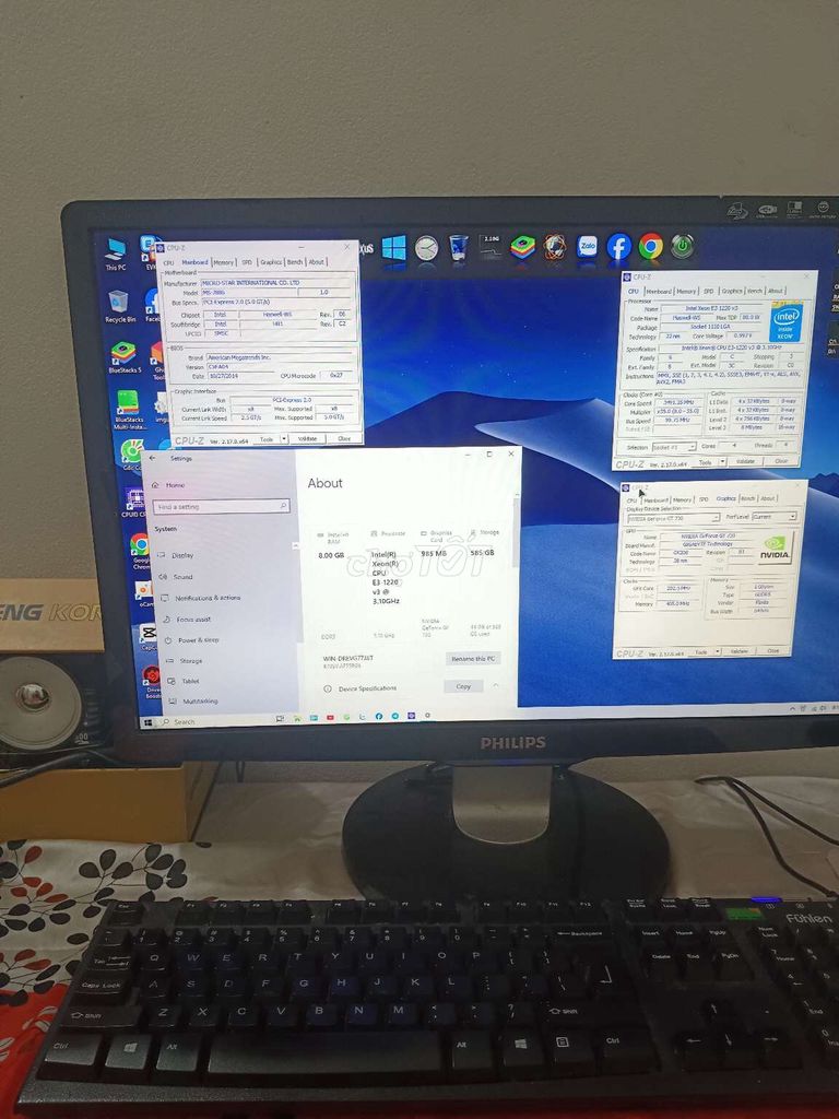 PC giá rẻ chơi mượt (i5 4570). Mua bán Máy tính để bàn tại Huyện Vĩnh Bảo Hải Phòng được đăng bởi Nguyễn Long hình 1