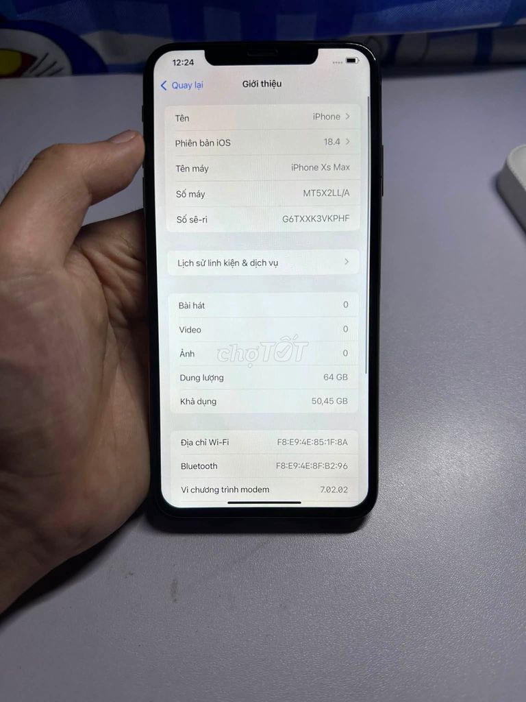 Apple iPhone XS Max 64GB Pin 85%. Mua bán Điện thoại tại Quận 10 Tp Hồ Chí Minh được đăng bởi Hội Đồ Điện Tử hình 1
