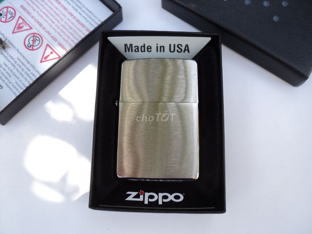 NHÁM XƯỚC 2 MẶT / Zippo Mỹ, zin a - z, Fullbox