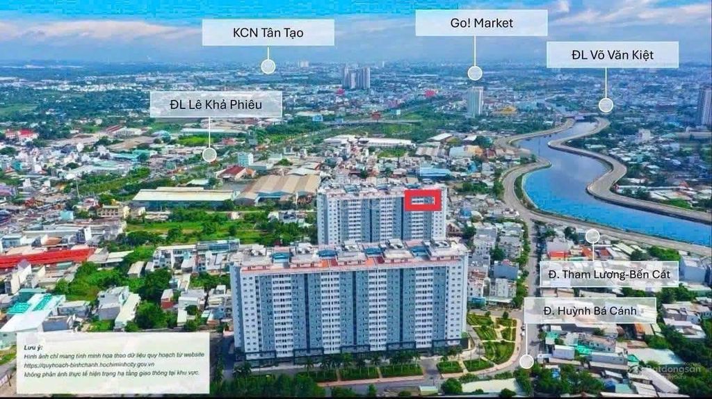 Cho thuê căn hộ Conic Boulevard, 84.32m2, 2PN, 6.5tr/tháng