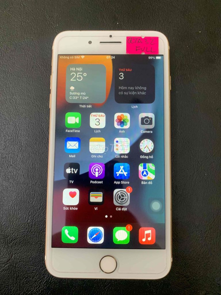 Apple iPhone 7 Plus 32GB Gắn sim là xài. Mua bán Điện thoại tại Huyện Hóc Môn Tp Hồ Chí Minh được đăng bởi Bán Giá Tốt hình 1
