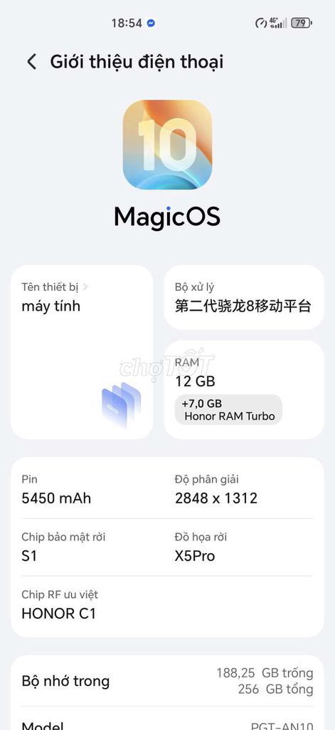 Honor Magic 5 Pro 256GB Nguyên bản. Mua bán Điện thoại tại Huyện Xín Mần Hà Giang được đăng bởi Giang Lê Hữu hình 1