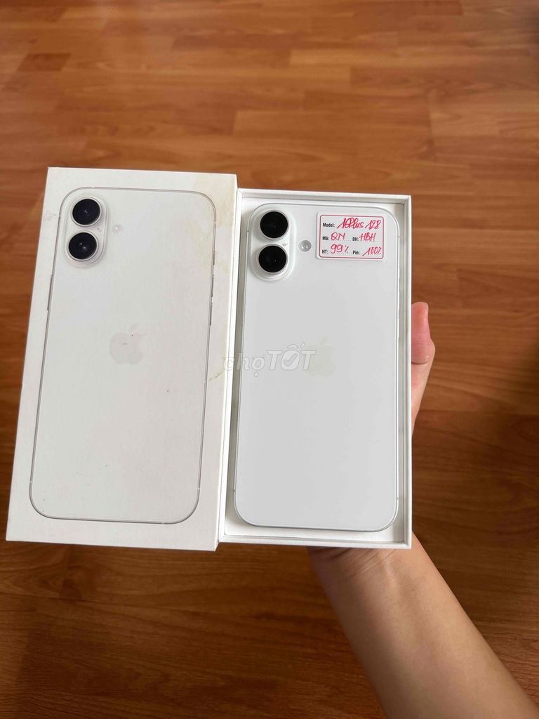iPhone 16 Plus 128GB Trắng EU chất fullbox. Mua bán Điện thoại tại Quận Đống Đa Hà Nội được đăng bởi Quý Hoàng hình 1