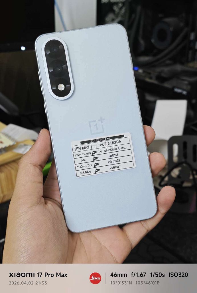 OnePlus Ace 5 Ultra 16GB/256GB Fullbox. Mua bán Điện thoại tại Quận Ninh Kiều Cần Thơ được đăng bởi Zelda Phone hình 1