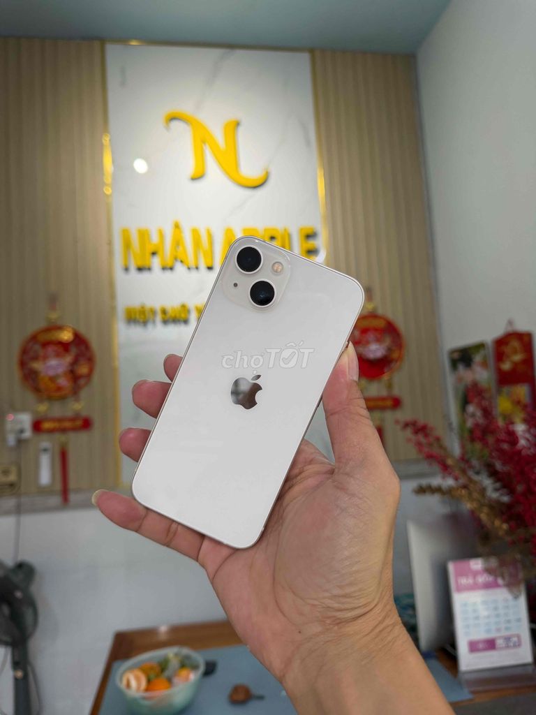 IPHONE 13 128GB Trắng Việt Nam LƯỚT PIN 100. Mua bán Điện thoại tại Thành phố Cà Mau Cà Mau được đăng bởi NHAN APPLE hình 1