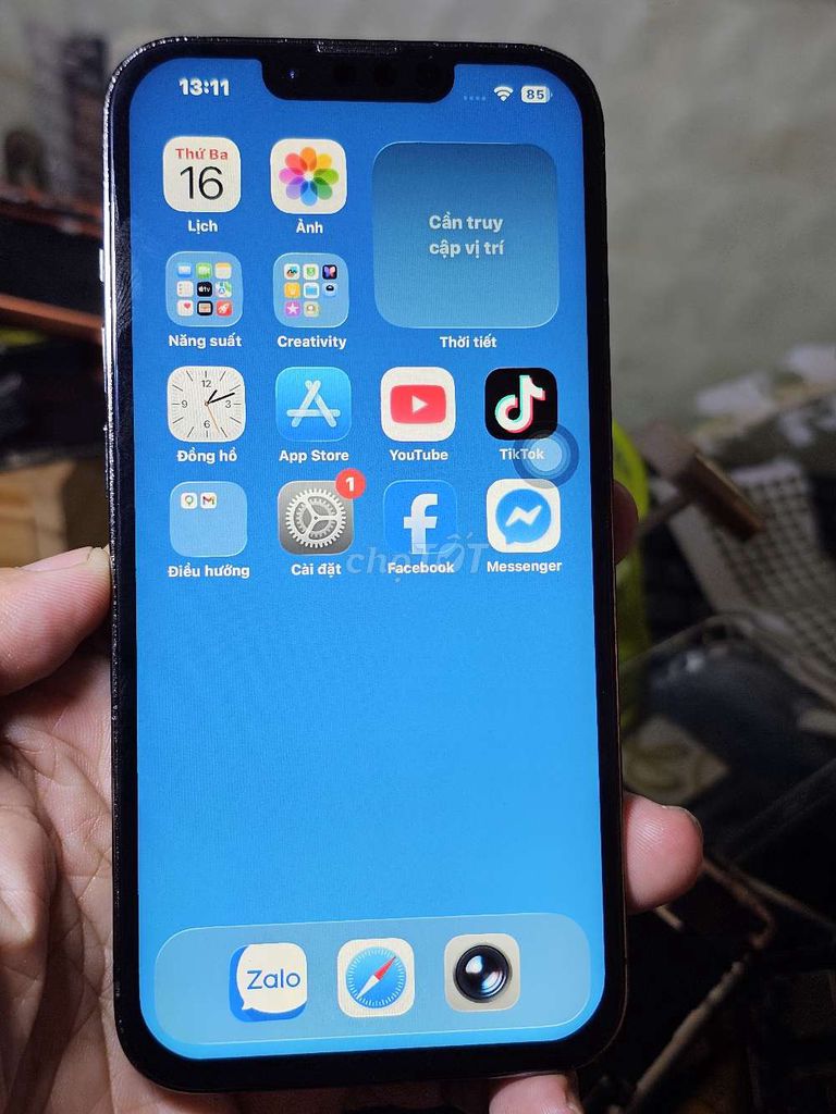  iPhone 13 Pro 128GB đẹp 98% lướt web treo game . Mua bán Điện thoại tại Quận 8 Tp Hồ Chí Minh được đăng bởi Thiên Hòa mobile  hình 1