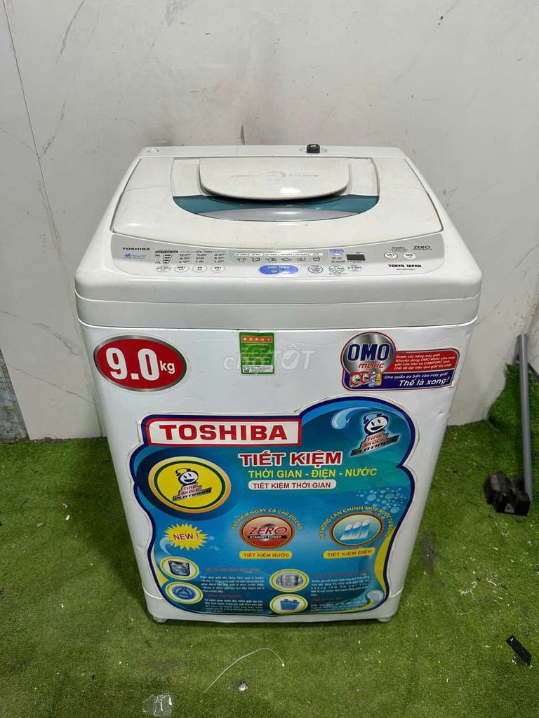 Máy giặt Toshiba 9kg Trắng đã dùng. Mua bán Máy giặt tại Quận Thanh Khê Đà Nẵng được đăng bởi ĐIỆN MÁY QUỐC KHÁNH  hình 1