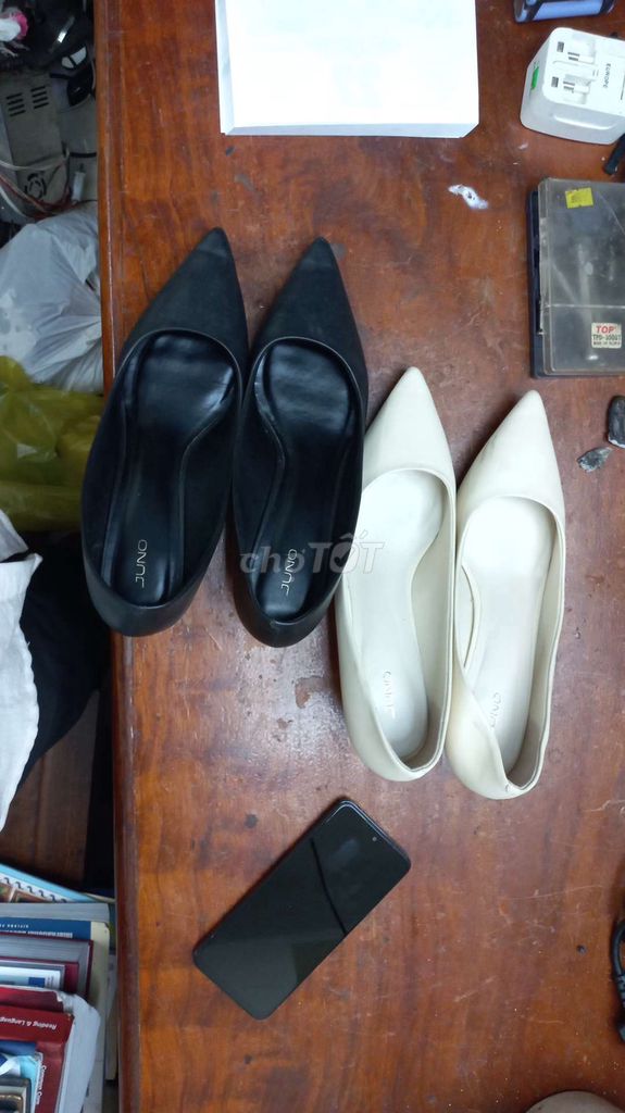 Giày cao gót Juno Nữ size 39 Đen, Kem. Mua bán Giày dép tại Quận 1 Tp Hồ Chí Minh được đăng bởi Anh Phát  hình 1