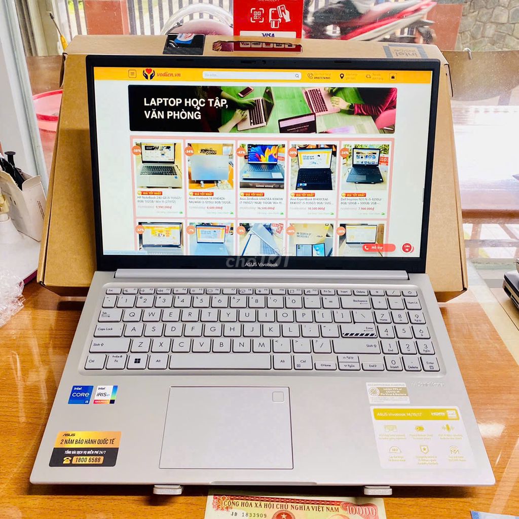 Asus Vivobook 15 X1504ZA i5-1235U-16GB-512GB-Win11. Mua bán Laptop tại Quận Ninh Kiều Cần Thơ được đăng bởi Võ Diện hình 1