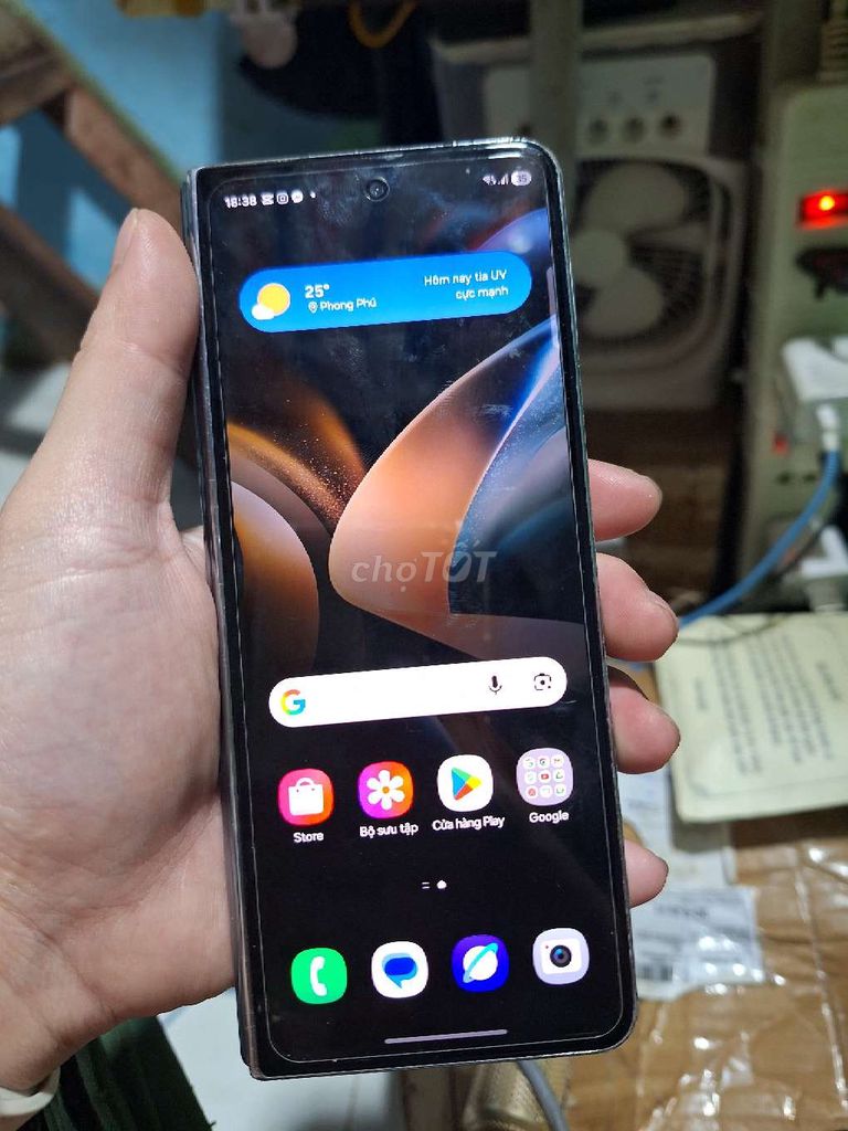 Samsung Fold 4 256GB Màn hình trong hỏng. Mua bán Điện thoại tại Huyện Bình Chánh Tp Hồ Chí Minh được đăng bởi Anh hình 1