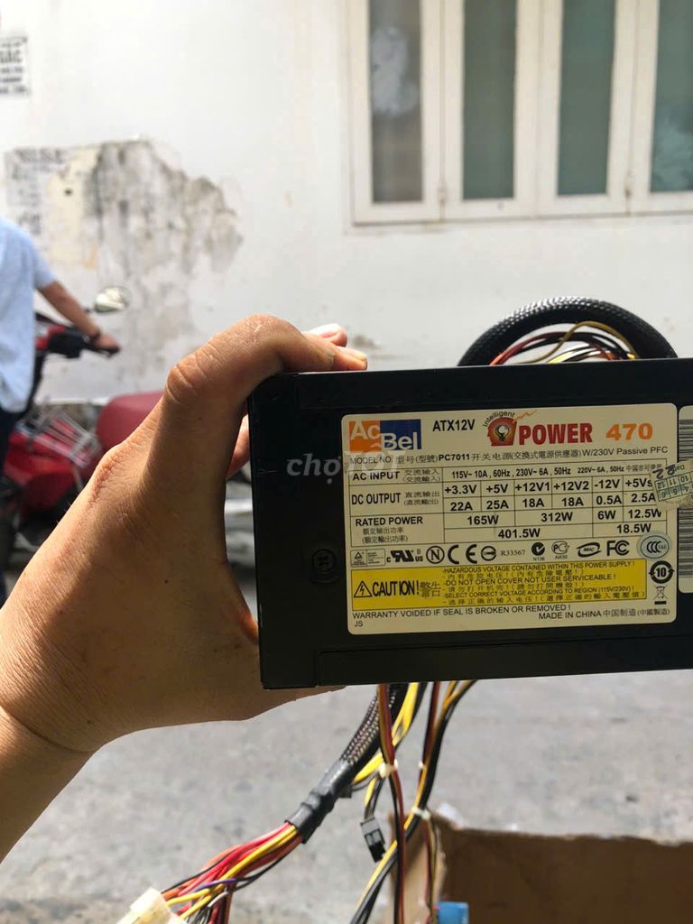 Bán nguồn công suất thực 470W Acbell zin tem CH