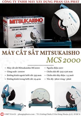 Máy cắt sắt Mitsukaisho MCS2000