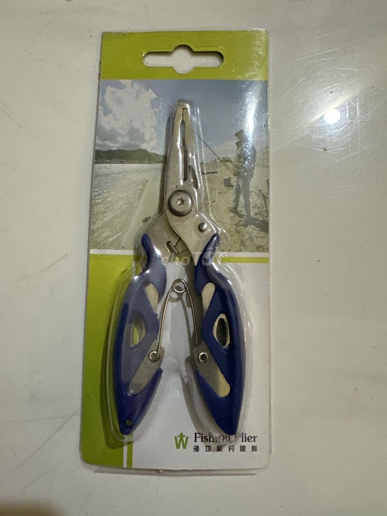 Kìm câu cá Thép chống gỉ Xanh dương Đa năng
