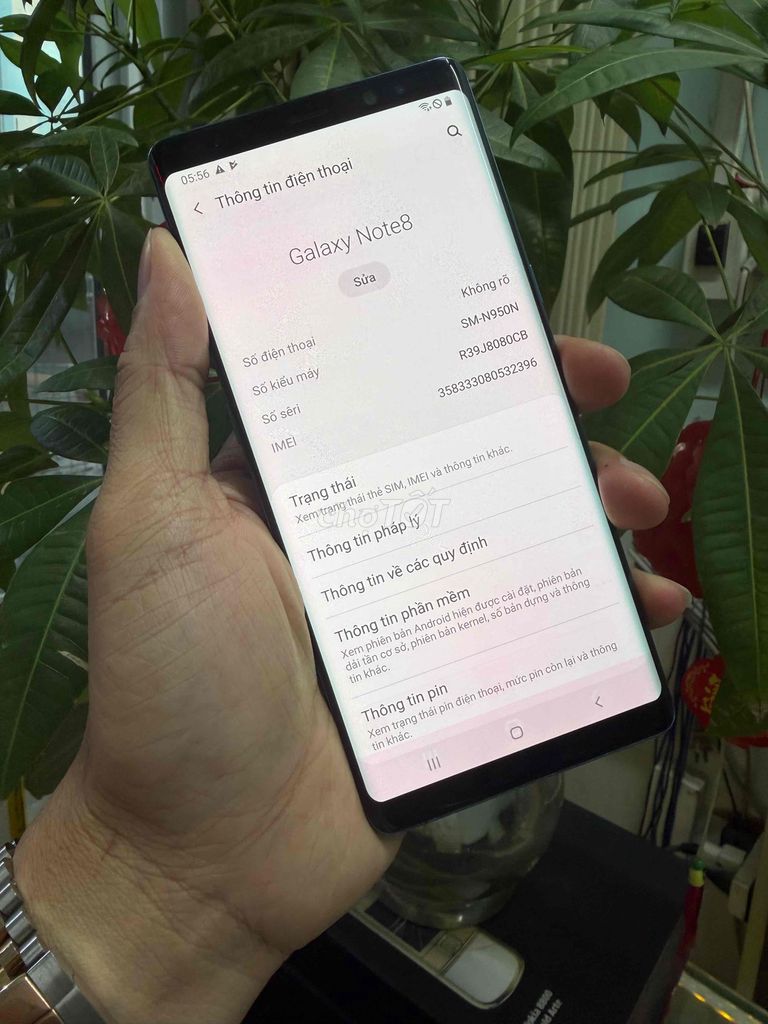 Samsung Galaxy Note 8 Xanh Đã sử dụng. Mua bán Điện thoại tại Thành phố Biên Hòa Đồng Nai được đăng bởi nguyễn út apple hình 1