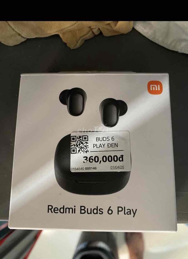 Tai nghe Bluetooth Xiaomi Buds 6 Play Đen. Mua bán Tivi, Âm thanh tại Quận 12 Tp Hồ Chí Minh được đăng bởi Truong tri luan hình 1