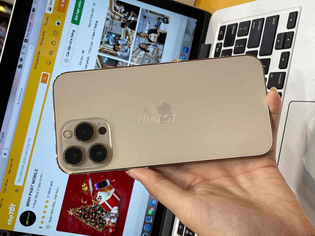 iPhone 13 Pro Max màu Vàng Gold 128GB