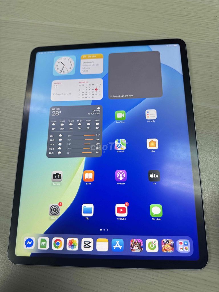 iPad Pro M2 2022 128GB 4G, màn lớn, đã dùng. Mua bán Máy tính bảng tại Thành phố Vũng Tàu Bà Rịa - Vũng Tàu được đăng bởi Toàn đẹp trai hình 1