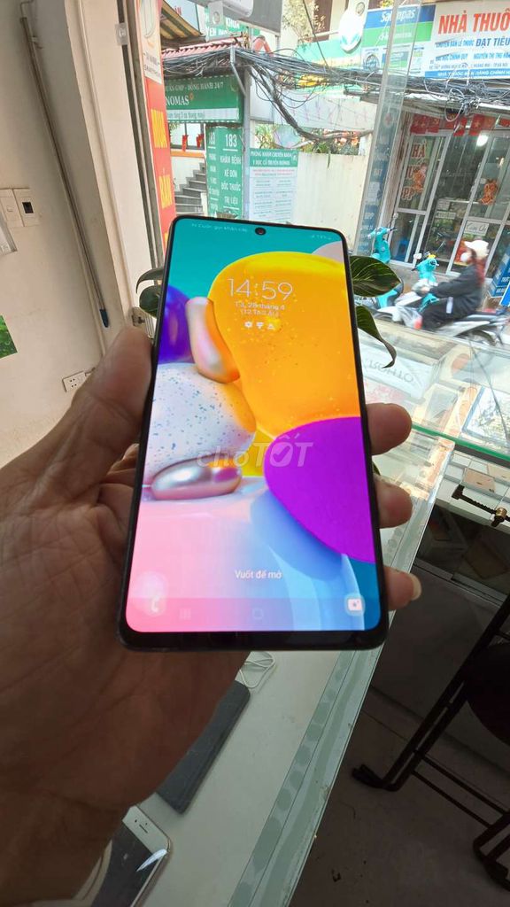 Samsung Galaxy A71 128GB Xanh. Mua bán Điện thoại tại Quận Hoàng Mai Hà Nội được đăng bởi Duy  hao hình 1