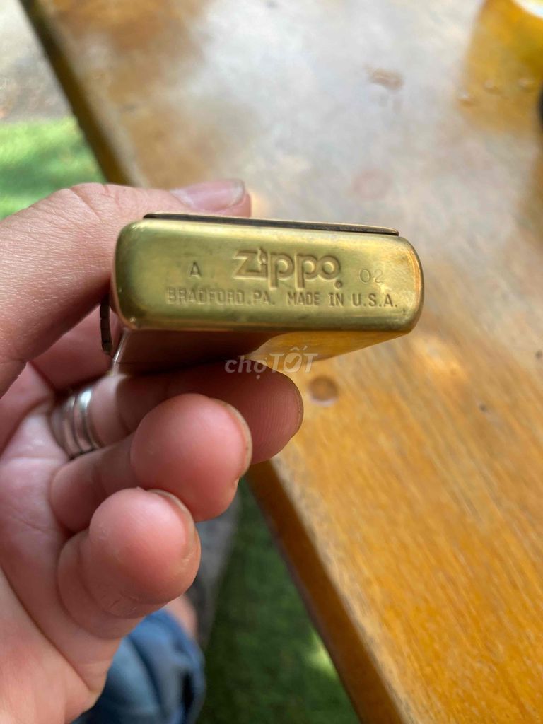 zippo brass 2002
