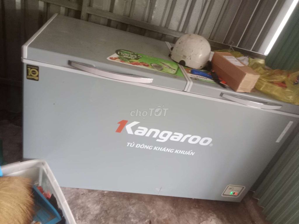 tủ lạnh tủ đông kangaroo xám  giá còn thương lượng. Mua bán Tủ lạnh tại Huyện An Biên Kiên Giang được đăng bởi minh nguyễn hình 1