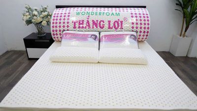 NỆM CAO SU WONDER FOAM THẮNG LỢI TẶNG 2GỐI CAO SU. Mua bán Giường, chăn ga gối nệm tại Quận Gò Vấp Tp Hồ Chí Minh được đăng bởi NỆM XANH
