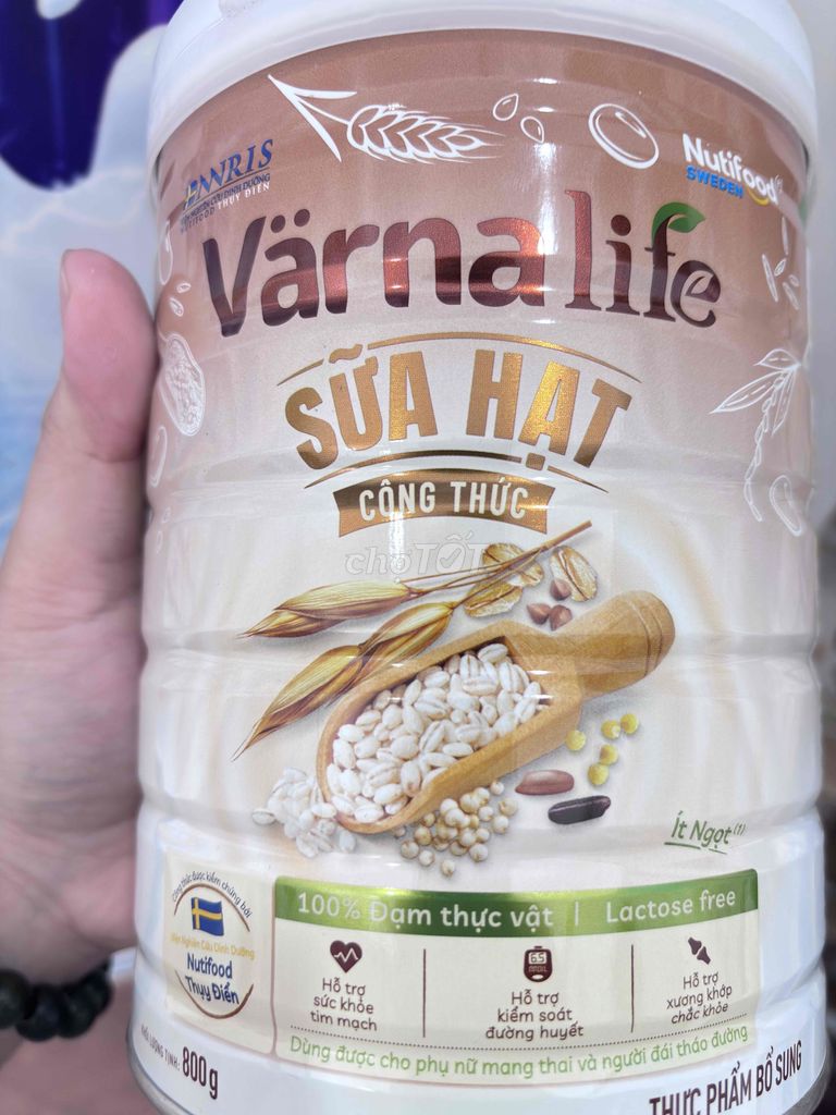Sữa hạt Värnalife Ít ngọt 800g. Mua bán Đồ ăn, thực phẩm và các loại khác tại Quận Đống Đa Hà Nội được đăng bởi Phan Ngọc Cảnh hình 1
