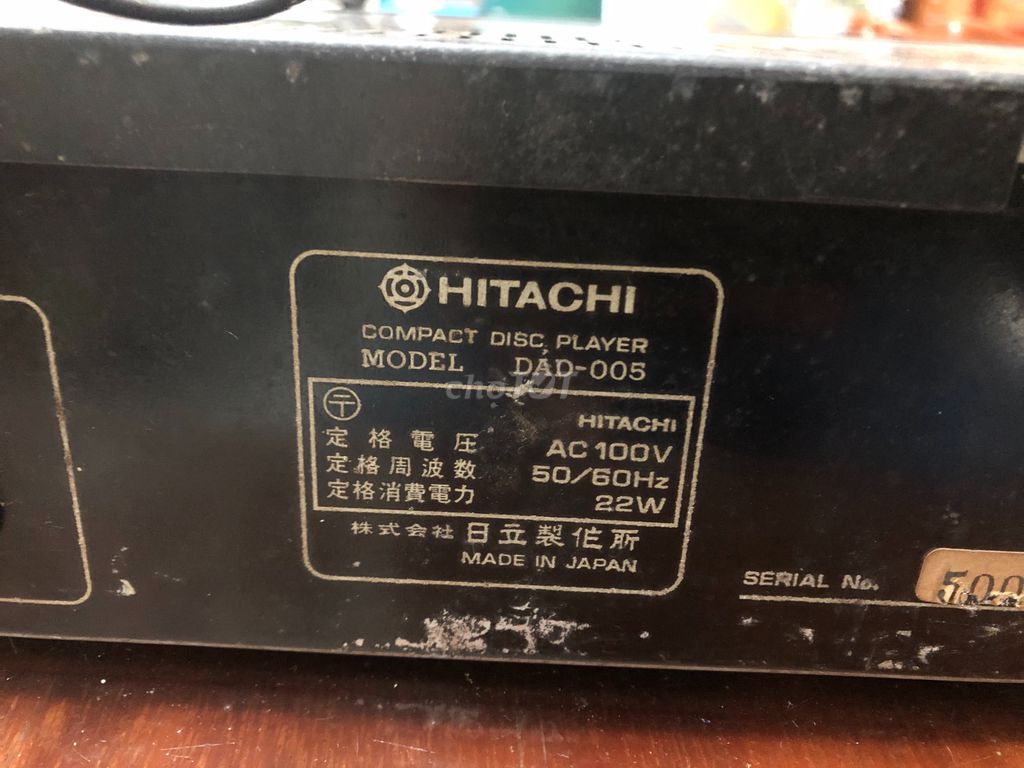 0933536978 - Đầu CD HITACHI không vào điện