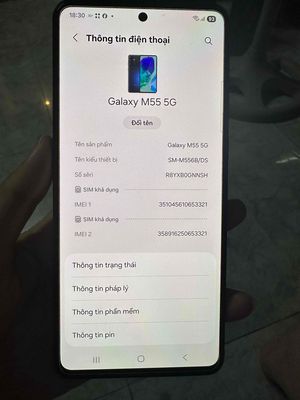 Samsung Galaxy M55 5G 8GB/256GB Đen