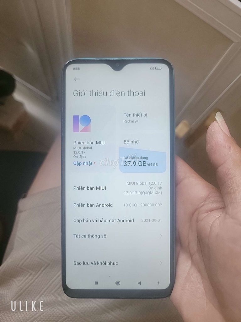 Xiaomi Redmi 9T 64GB Xanh ngọc. Mua bán Điện thoại tại Thành phố Thuận An Bình Dương được đăng bởi Nguyễn Minh Tâm hình 1