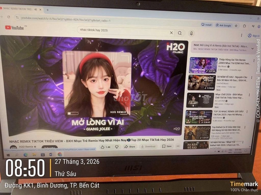 MSI Katana GF66N i7-11800H 8GB/512GB/RTX3050. Mua bán Laptop tại Thị xã Bến Cát Bình Dương được đăng bởi MÁY TÍNH LAPTOP  AN PHÁT hình 1