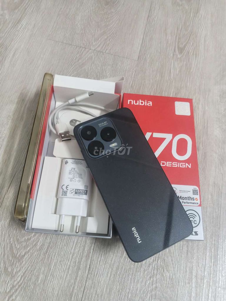 Nubia V70 Design 8GB/128GB fullbox gl. Mua bán Điện thoại tại Quận Tân Phú Tp Hồ Chí Minh được đăng bởi hồi tưởng  hình 1