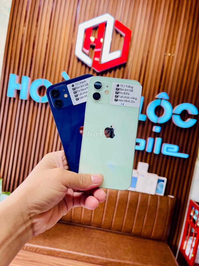 Apple iPhone 12 64GB Xanh 100%. Mua bán Điện thoại tại Thành phố Huế Thừa Thiên Huế được đăng bởi Hoàng Công khả  hình 1
