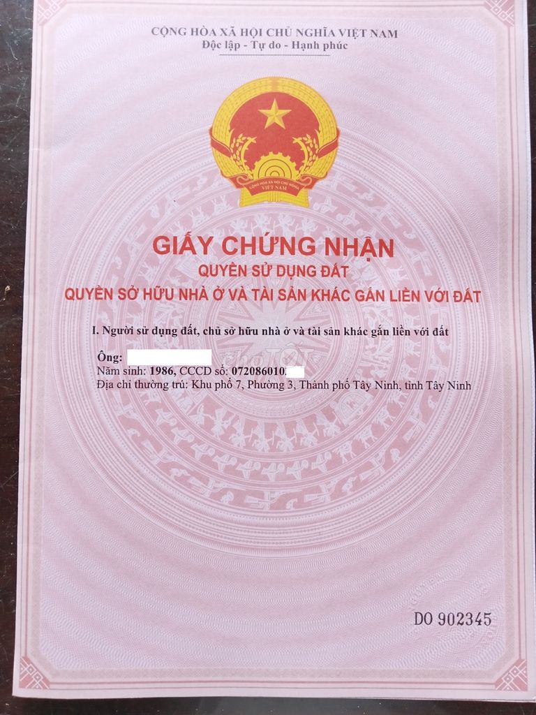 BÁN ĐẤT PHƯỜNG 03, TP. TÂY NINH