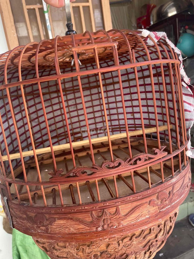 Lồng chim tre già 40cm cu gáy. Mua bán Phụ kiện, Thức ăn, Dịch vụ tại Quận 6 Tp Hồ Chí Minh được đăng bởi Phương hình 1
