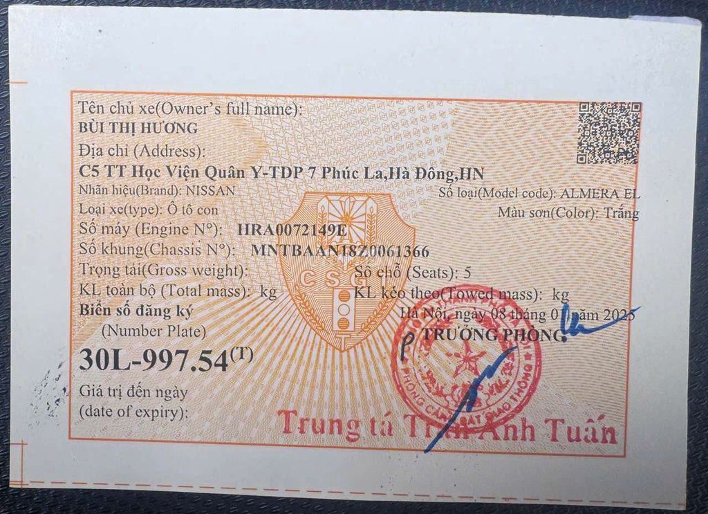 2022 VL 1.0 CVT Cao cấp - 38000 km. Mua bán Ô tô tại Quận Đống Đa Hà Nội được đăng bởi Dương Gia hình 3