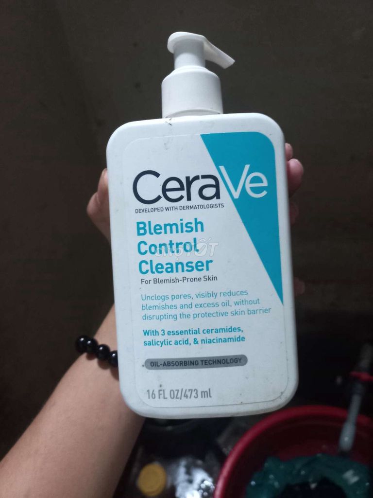 Sữa rửa mặt CeraVe Blemish Control. Mua bán Phụ kiện thời trang khác tại Huyện Côn Đảo Bà Rịa - Vũng Tàu được đăng bởi neito monoma hình 1