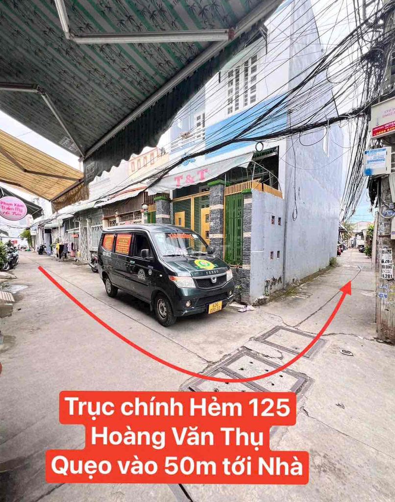 NHÀ LẦU ĐÚC VỊ TRÍ ĐẸP HẺM 125 HOÀNG VĂN THỤ