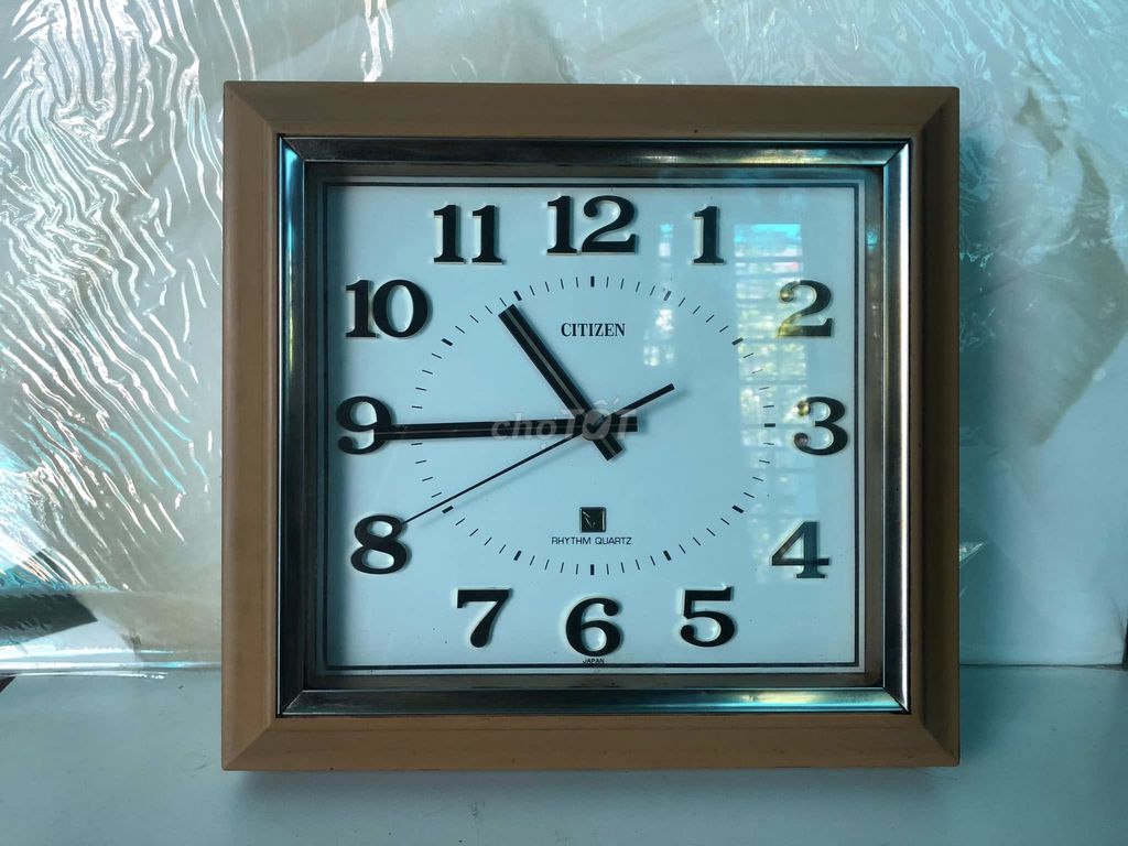 Đồng hồ treo tường Citizen Meca Nâu 33.5x32cm. Mua bán Nội thất, đồ gia dụng khác tại Thành phố Nha Trang Khánh Hòa được đăng bởi Anh hình 1