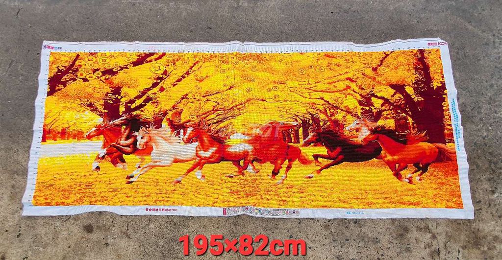 TRANH ĐÃ THÊU MÃ ĐÁO THÀNH CÔNG 1MET95,CHƯA KHUNG. Mua bán Đồ sưu tầm, đồ cổ tại Quận 1 Tp Hồ Chí Minh được đăng bởi TRANH THÊU GIA TUỆ CHO GIA CÔNG MUA BÁN THÀNH PHẨM hình 1