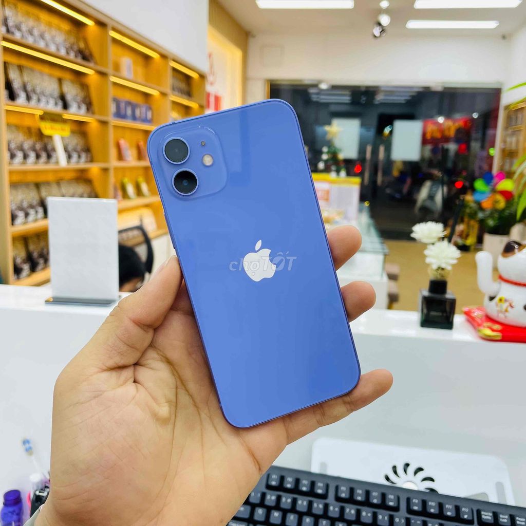 🍎iPhone 12 128GB Tím hình thức đẹp 99% P100👇