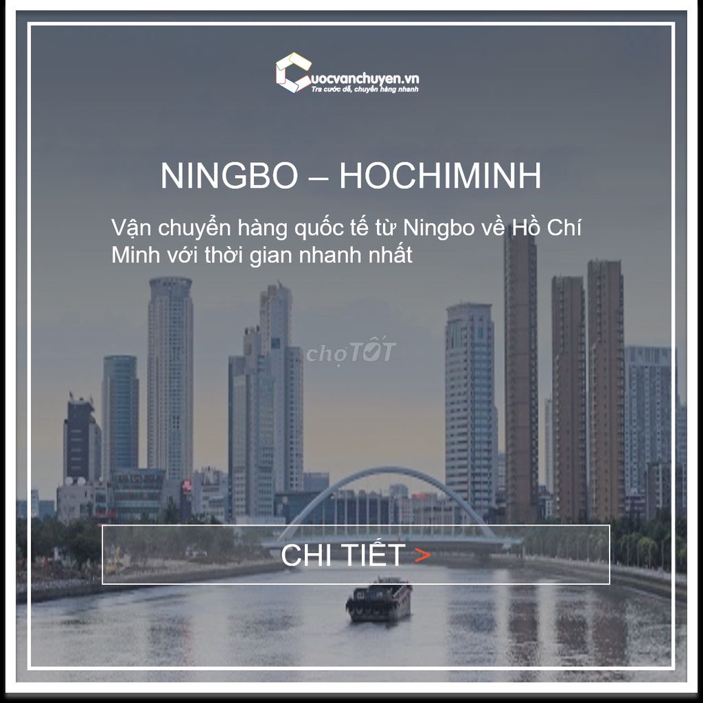 Giá cước vận tải biển từ Ningbo, China về Việt Nam