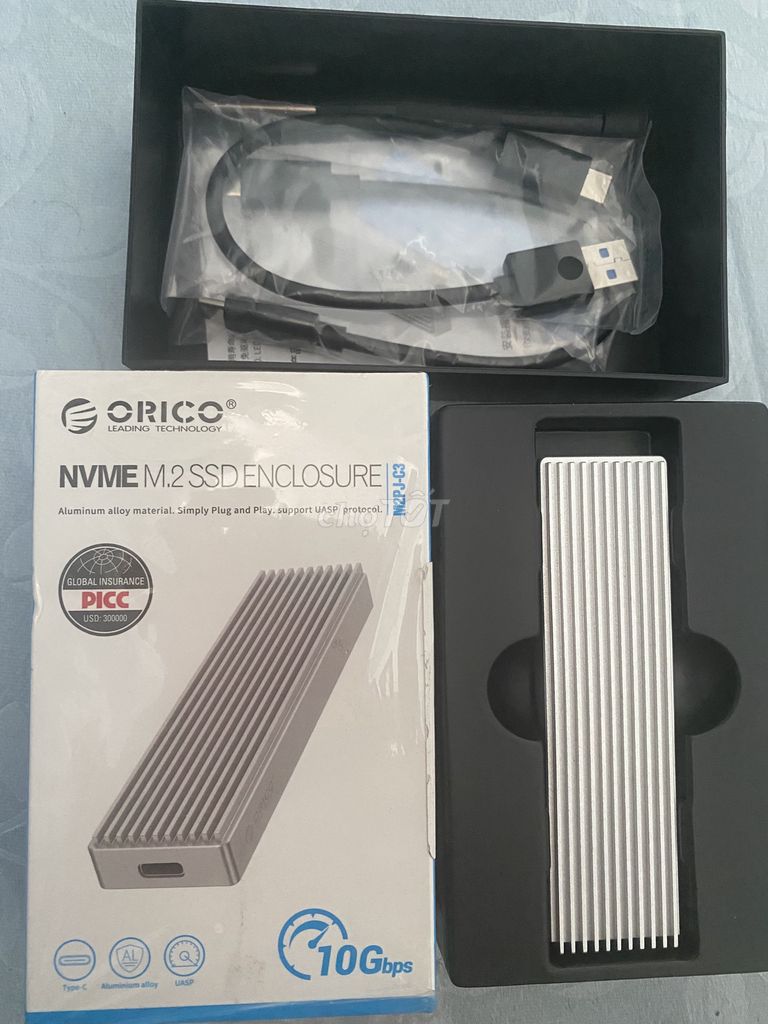 Box Orico M2PJ-C3 Cho Ssd NVMe Mới 100%