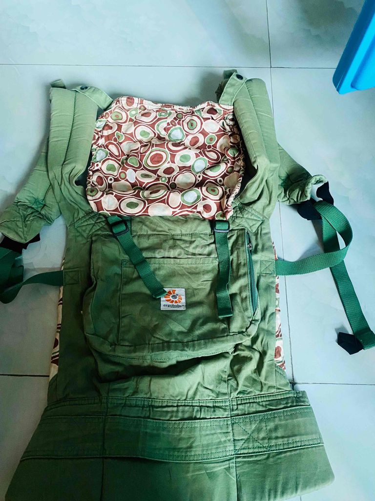 Địu em bé Ergobaby Xanh lá Vải thoáng mát. Mua bán Mẹ và bé tại Huyện Gia Lâm Hà Nội được đăng bởi Cường hình 1