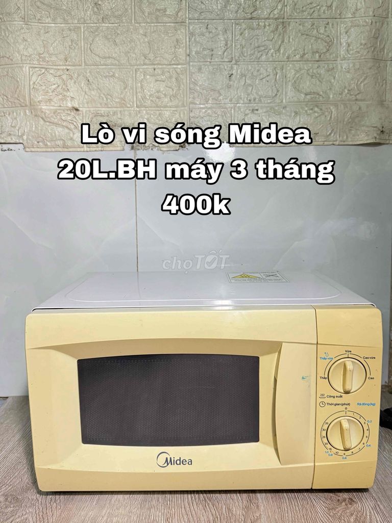 ♻️Lò vi sóng Midea 20L.BH máy 3 tháng