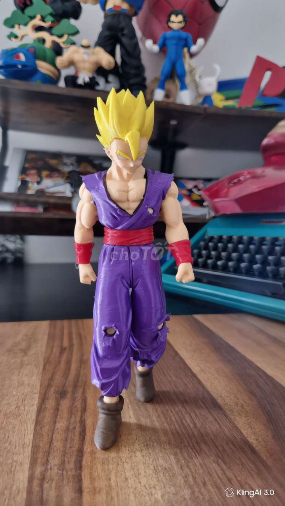 Mô hình Son Gohan Dragon Ball Nhựa Tím Vàng Đỏ. Mua bán Sở thích khác tại Thị xã Phổ Yên Thái Nguyên được đăng bởi Đồ chơi in3D  hình 1
